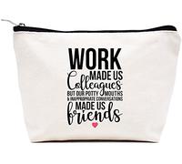 LIBIHUA Sac de coworeker de Retraite, 55 travaux Nous Font Penser à nos collègues, 9.8 ″ W x 7″ H x 2.7″ Bottom, 550-work Made Us Colleagues