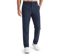 Libin Herren Golf Hosen Stretch Slim Fit Anzughose 30"/32" Quick-Drying Leichter Komfort Casual Hose mit Taschen, Bundweite & Schrittlänge, 38, 30, Navy Blue