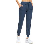 Libin Pantalon de Jogging pour Femme Athlétique Sweatpants Bleu Marine M