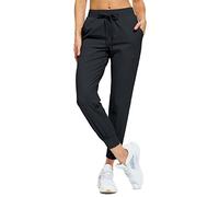Libin Pantalon de Jogging pour Femme Athlétique Sweatpants Noir M