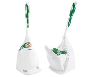 Libman Designer Bowl Brush and Caddy - 2 Pack - Toilet Brush and Holder Set, Non-Scratch, Bathroom Brush, Hygenic Caddy with Drying Slits