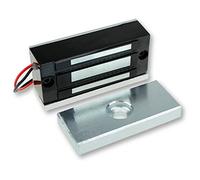 LIBO Serrure magnétique électrique 60KG/130LBS Contrôle d'accès Électronique Métal Verrou de Porte DC12V Fail Safe Type de NC pour la porte simple de système de sécurité (60KG/130LBS)