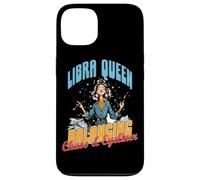 Libra Queen Balancing Chaos and Eyeliner Coque pour iPhone 13