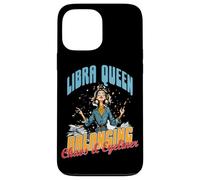 Libra Queen Balancing Chaos and Eyeliner Coque pour iPhone 13 Pro Max