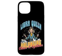 Libra Queen Balancing Chaos and Eyeliner Coque pour iPhone 15 Plus