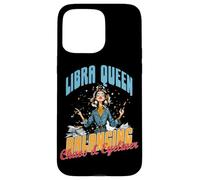 Libra Queen Balancing Chaos and Eyeliner Coque pour iPhone 15 Pro Max