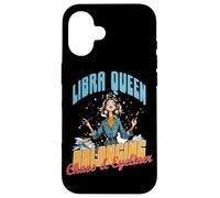 Libra Queen Balancing Chaos and Eyeliner Coque pour iPhone 16