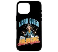 Libra Queen Balancing Chaos and Eyeliner Coque pour iPhone 16 Pro Max