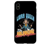 Libra Queen Balancing Chaos and Eyeliner Coque pour iPhone XS Max
