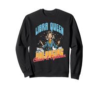 Libra Queen Balancing Chaos and Eyeliner Sweatshirt