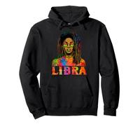 Libra Queen Loc'd Black Woman African Zodiac Birthday Women Sweat à Capuche