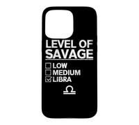 Libra Zodiac Graphic Distressed Apparel Funny Libra Design Coque pour iPhone 15 Pro Max