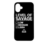 Libra Zodiac Graphic Distressed Apparel Funny Libra Design Coque pour iPhone 16 Plus