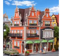 Librairie, intérieur avec éclairage, LED - VOLLMER 43842 - HO 1/87