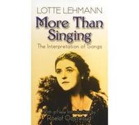 Librairie, papeterie, dvd... DOVER LEHMANN LOTTE AND OOSTWOUD R MORE THAN SINGING INTERPRETATION SONGS - Historique