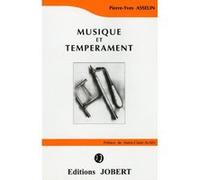Librairie, papeterie, dvd... JOBERT ASSELIN PIERRE-YVES - MUSIQUE ET TEMPÉRAMENT Technique