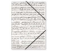 Librairie, papeterie, dvd... VIENNA WORLD CHEMISE BLANCHE MOTIF NOTES DE MUSIQUE AVEC BANDES ELASTIQUES Autres produits