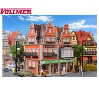 Librairie Vollmer H0 43842 avec décoration intérieure + éclairage LED NEUF + ...