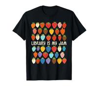 Librarian Reading Teacher Library is My Jam Livre de Lecture T-Shirt