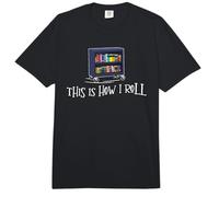 Librarian - This is How I Roll Library Book Bookworm Reading Comfort Colors Adult Heavyweight T-Shirt