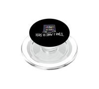 Librarian - This is How I Roll Library Book Bookworm Reading PopSockets PopGrip pour MagSafe