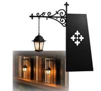Library Lantern Decorative Bookshelf Lighting, Vintage Mini Street Lamp Bookend Decor with Warm LED Light, Fantasy Hanging Lights for Desktop Study Room Home Office Book Lovers Readers(1pc)