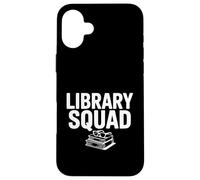 Library Squad Book Lovers Reading Team Funny Coque pour iPhone 16 Plus