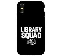 Library Squad Book Lovers Reading Team Funny Coque pour iPhone X/XS