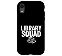 Library Squad Book Lovers Reading Team Funny Coque pour iPhone XR