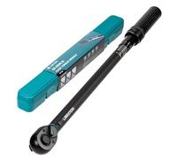 LIBRATON Clé Dynamométrique 1/2", 50-350 Nm, Cle Dynamometrique avec Clic, Précision ± 3%, Clef Dynamometrique avec Double Réglage de Direction et 72 Dents pour l'Entretien des Motos et des Voitures