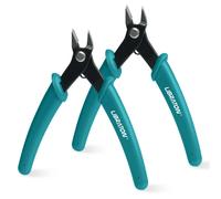 LIBRATON Micro coupe-fil électronique de précision coupe affleurante et pince coupante latérale coupe propre pour les Kits de modèles de bijoux modèles Wire Cutters 1PC