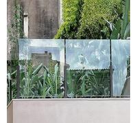 Libre association Clip de garde-corps de balcon, Clip de connexion de clôture de cour, colonne de garde-corps robuste, utilisé for les balcons, les terrasses et les porche(Mid Post,105cm(41.3in))