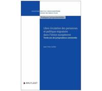 Libre Circulation Des Personnes Et Politique Migratoire Dans L'union Européenne - Trente Ans De Jurisprudence Commentée