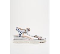 libre comme l'air chaussures femme de couleur argent