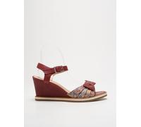 libre comme l'air chaussures femme de couleur rouge