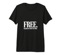 Libre Parce qu'il A Payé Le Prix Chrétien T-Shirt Haut de Gamme