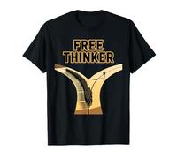 Libre penseur Non-conformité Indépendant Mindset Forked Path T-Shirt