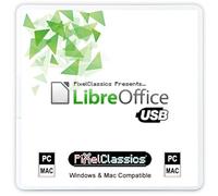 LibreOffice Office Famille 2026 sur clé USB | Compatible avec Microsoft Office Word, Excel et PowerPoint | Pour Usage Personnel, Étudiant et Professionnel | Licence à Vie | Windows 11, 10 PC et Mac