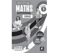 Libres parcours - Maths 1re Bac Pro Groupements A B C - Éd. 2026 - Guide pédagogique