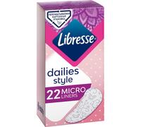 Libresse Dailies Style Micro Liners Serviettes Hygiéniques 22 Pièces