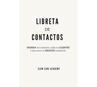 LIBRETA DE CONTACTOS: Ordena tus contacto, cuida tus clientes y haz crecer tu negocio multinivel