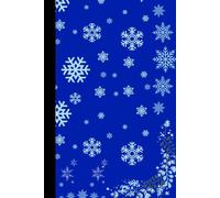 Libreta de invierno con hojas a raya: cuaderno interactivo para escribir tus sueños e ideales color azul