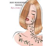 libreta de medidas corporales. body measurements tracker: libreta de notas