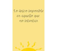 Libreta Lo único imposible