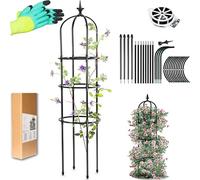 LIBRNTY Obélisque de Jardins,Support pour Plantes grimpantes,Stable Cage à tomates,Jardin Treillis Grimper légumes & Fleurs et Fruits Grow Cage,Convient pour Le Jardin,Le Balcon