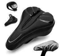 LIBRNTY Protege Selle,Couvre Selle VTT Gel,Housse de Pluie pour siège de Vélo,Surface en PU améliorée,Housse Selle de Velo Ultra Confortable pour VTT, Vélo de Route,Feu arrière Libre