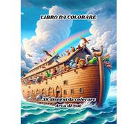 libro da colorare: 38 disegni da colorare arca di Noè