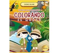 Libro da colorare Paesi del Mondo per Bambini (4-8 anni) - 30 Disegni Educativi: Colora, scopri e impara: monumenti, culture e animali in pagine singole - ideale per attività educative e regali