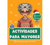 Libro de Actividades para Mayores | Especial Navidad | Ejercicios y juegos de memoria | Estimulación cognitiva