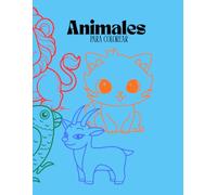 Libro de animalitos para colorear: 20 diferentes dibujos de animalitos